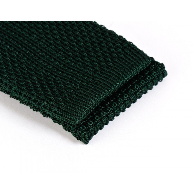 Cravate tricot de soie couleur carapace, vue 3