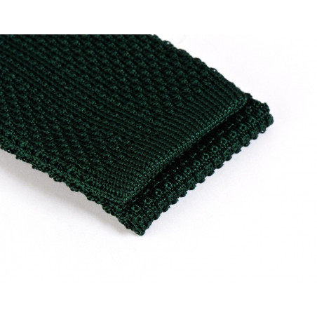 Cravate tricot de soie couleur carapace, vue 3