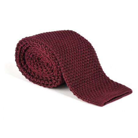 Cravate tricot couleur crinière