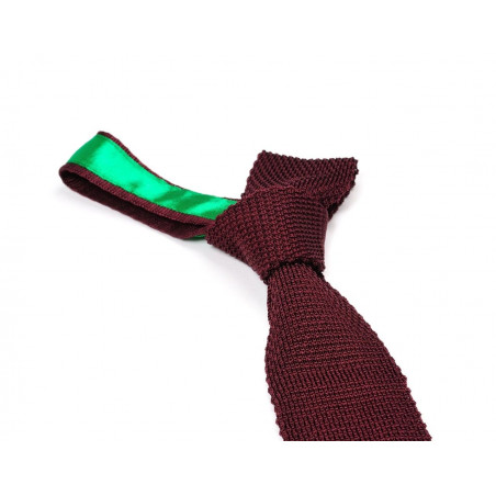 Cravate tricot couleur crinière, vue 2