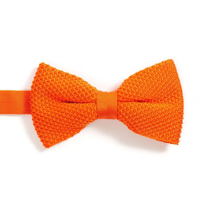 Noeud papillon orange coq