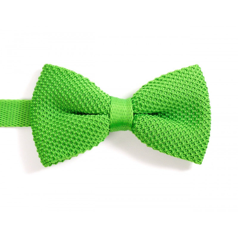 Noeud papillon vert grenouille